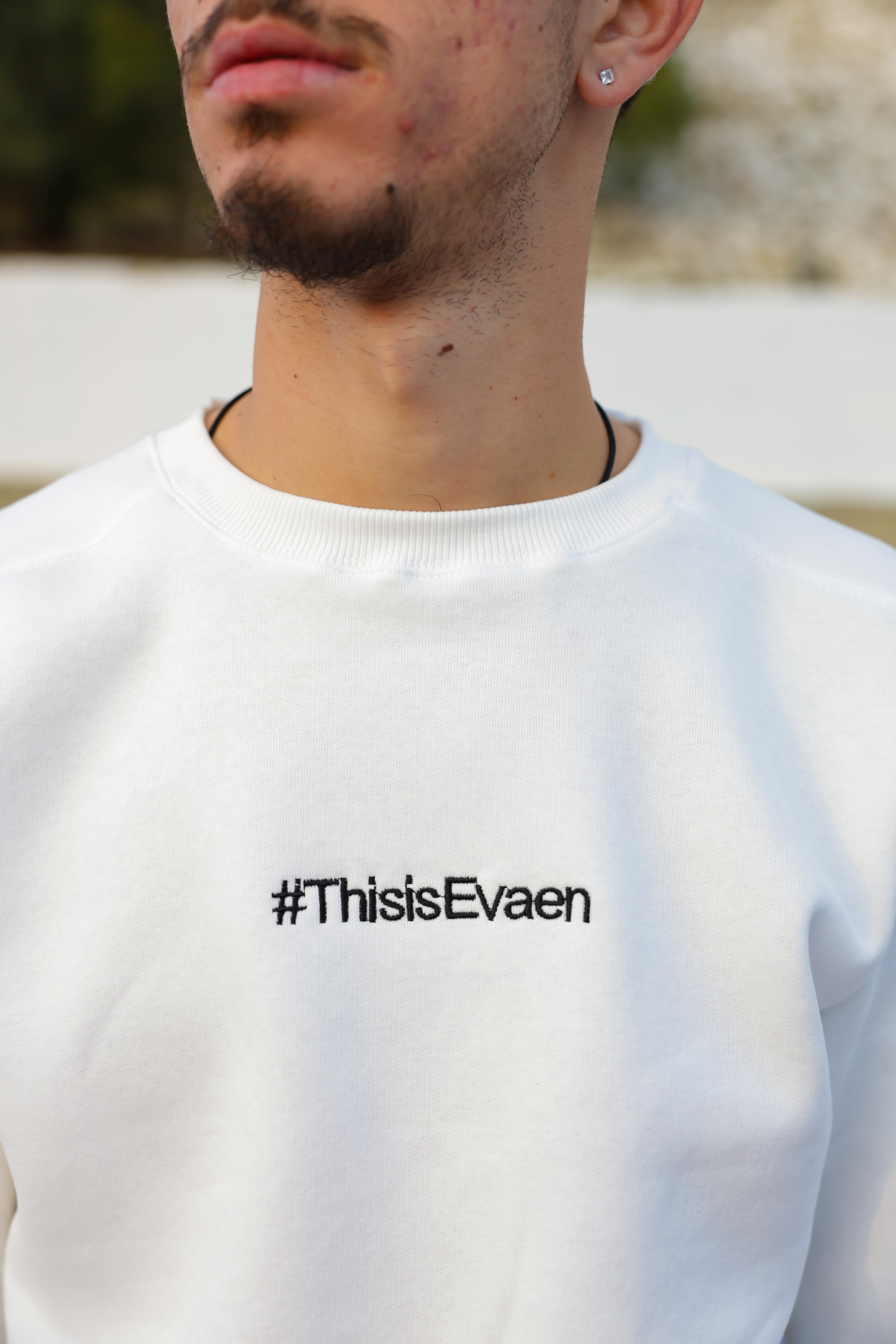 Premium White Tracksuit Set - Luxury Loungewear by Evaen