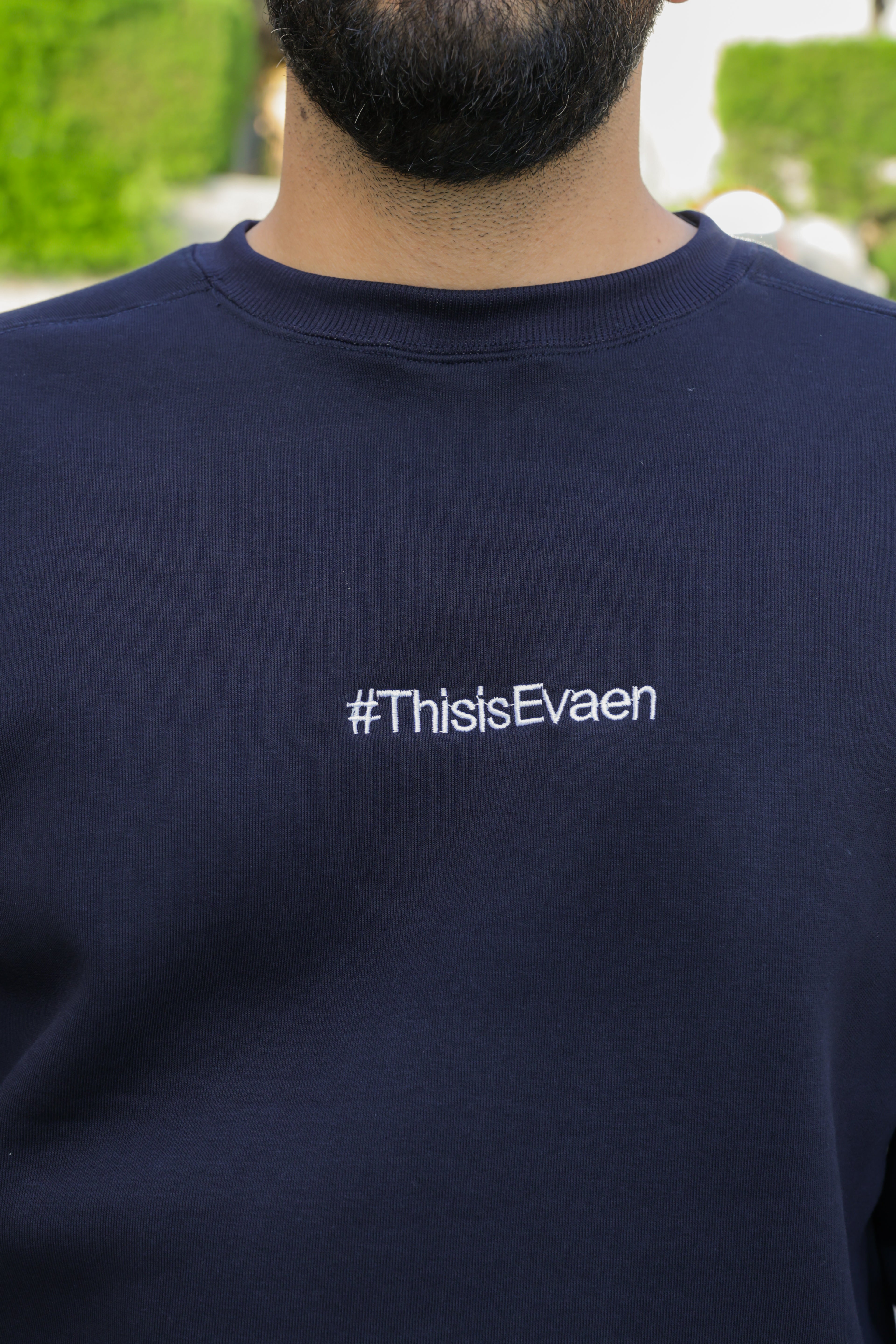 ThisisEvaen Navy Blue Tracksuit Set