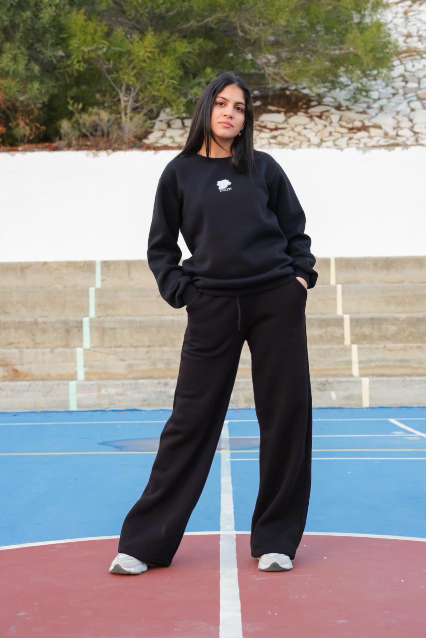 Black Tracksuit with Evaen Logo