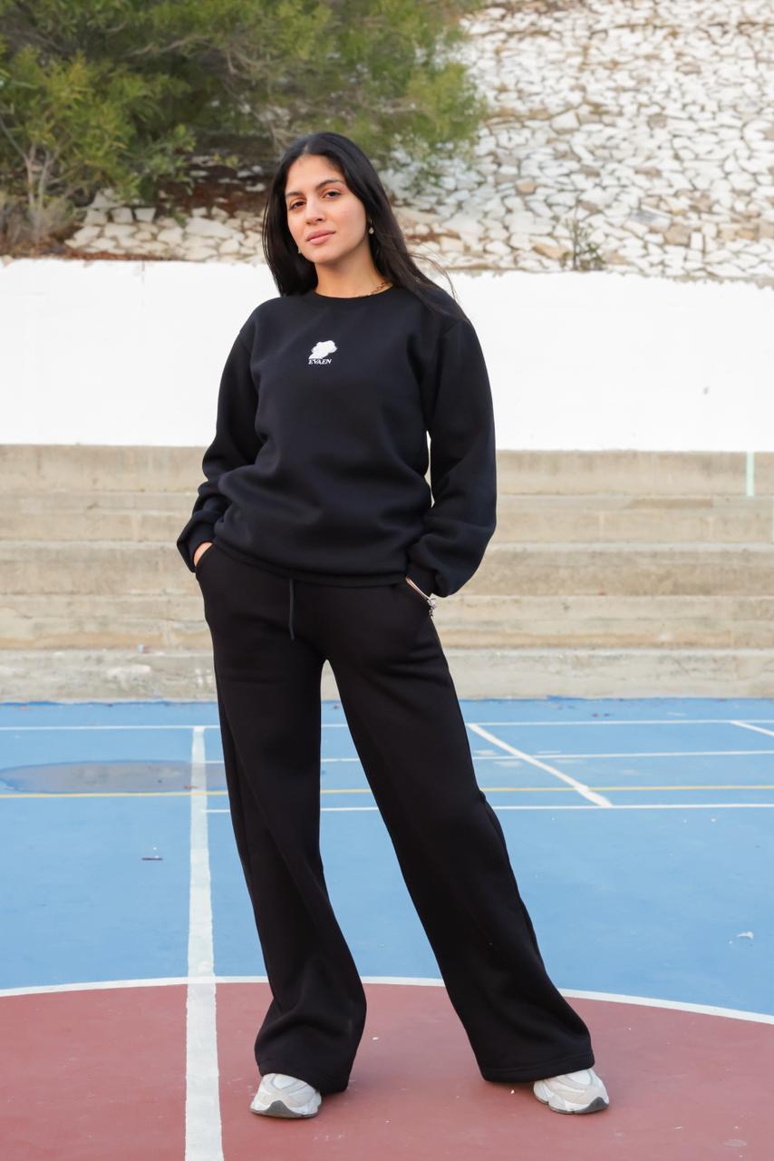 Black Tracksuit with Evaen Logo
