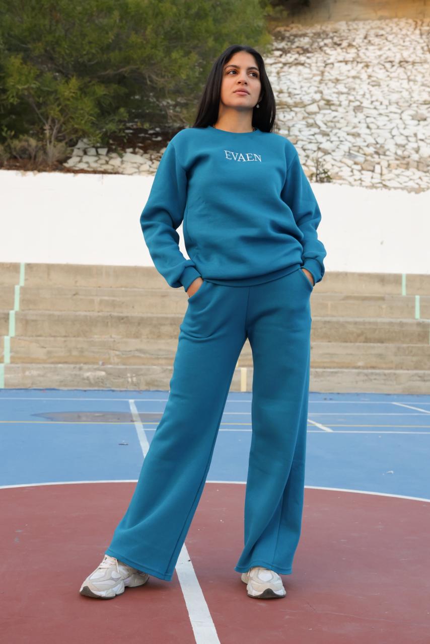 Elegant Petrol Blue Set By Evaen